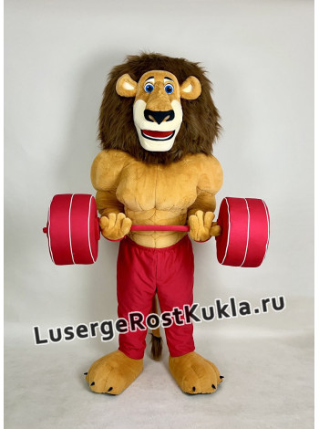 Ростовая кукла "Лев спортсмен"