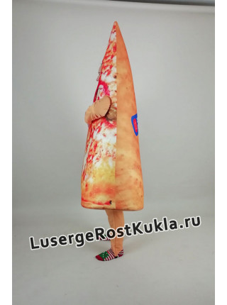 Ростовая кукла "Кусочек пиццы с открытым лицом"